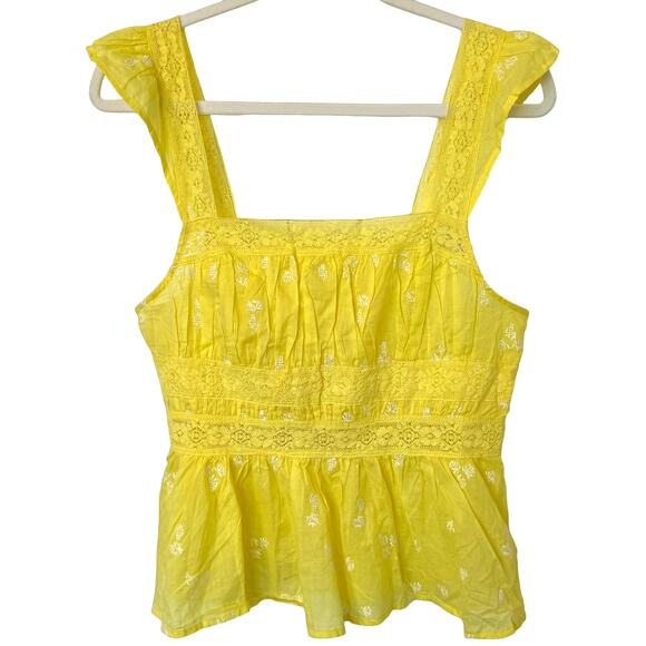 NWT Free People Beautiful Fleurs Lace Sleeve Blouse - Picture 4 of 14